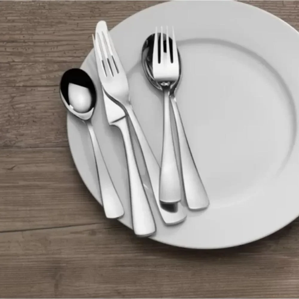 Mikasa Forged‎ Serena 20-Piece Stainless Steel Flatware Set